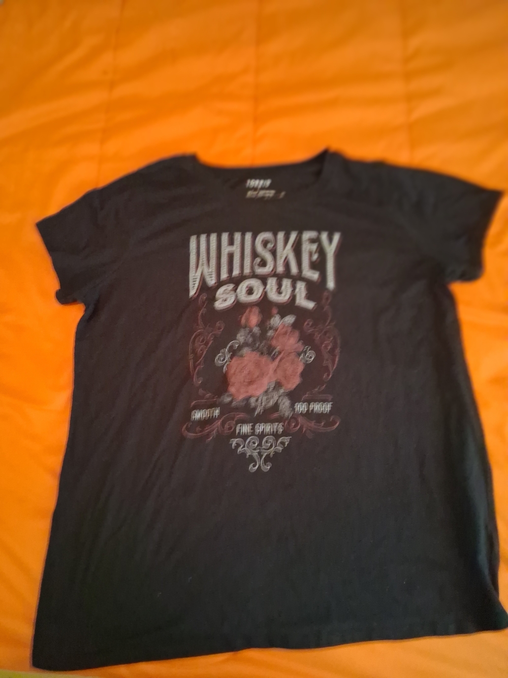 TORRID WHISKEY SOUL DISTRESSED CREW NECK TEE - Picture 2 of 5